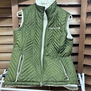 Free Country Olive Quilted Vest